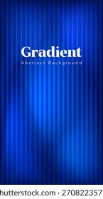 Fundo de gradiente abstrato azul com linhas verticais padrão design conceito