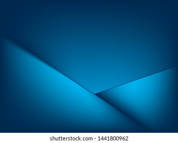 Blue abstract gradient background and wallpaper, vector EPS