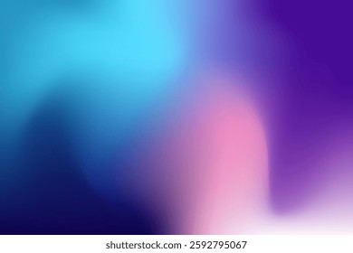 blue Abstract gradient blur background. Vector illustration.