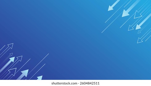 Blue abstract gradient business background illustration design