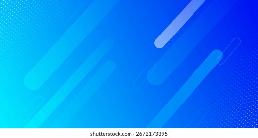 Blaue abstrakte Farbverlauf moderner Hintergrund. Abstrakter Hintergrund mit blauem Farbverlauf. Blauer abstrakter Hintergrund. Modernes geometrisches Muster. Futuristisches Konzept.