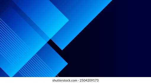Blue abstract gradient shapes background. Vector illustration 
