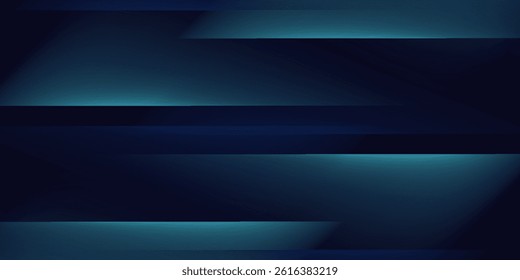 Blue abstract gradient shapes background. Vector illustration
