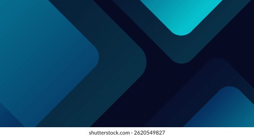 Fondo de Formas de gradiente abstracto azul. Ilustración vectorial