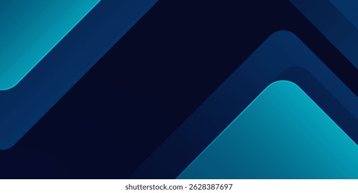 Blue abstract gradient shapes background. Vector illustration