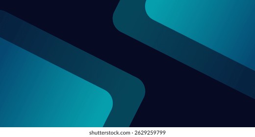 Blue abstract gradient shapes background. Vector illustration