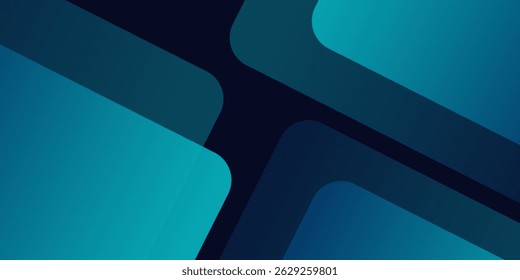 Fondo de Formas de gradiente abstracto azul. Ilustración vectorial