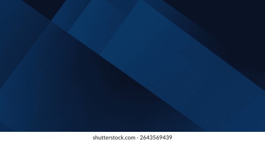 Blue abstract gradient shapes background. Vector illustration