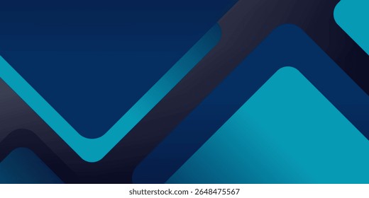 Plano de fundo de formas de gradiente abstrato azul. Ilustração vetorial