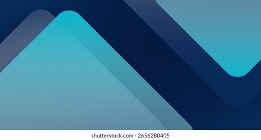 Blue abstract gradient shapes background. Vector illustration