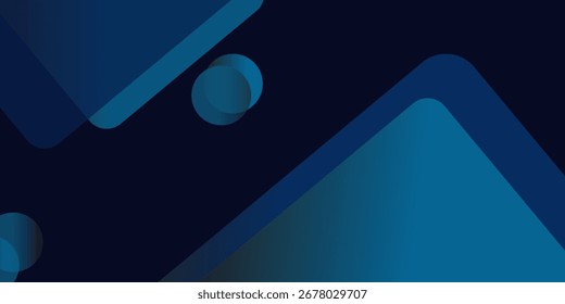 Blaue abstrakte Farbverlauf Formen Hintergrund. Vektorgrafik