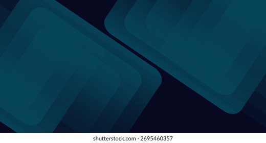 Blue abstract gradient shapes background. Vector illustration