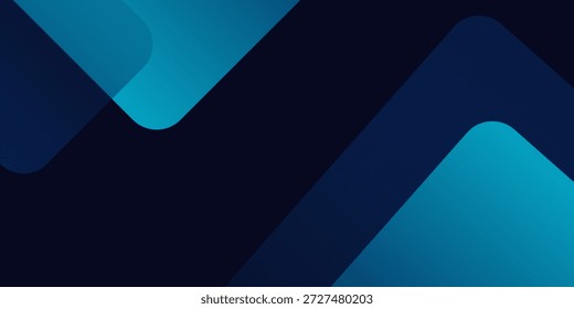 Plano de fundo de formas de gradiente abstrato azul. Ilustração vetorial