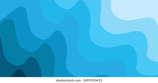 BLUE ABSTRACT GRADIENT WAVE PATTERN BACKGROUND