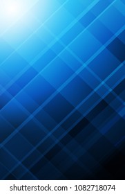 Blue Abstract grid shape background corporated geometric background