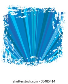 blue abstract grunge square