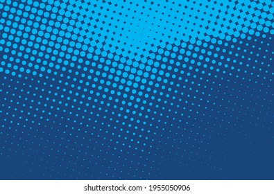 blue Abstract halftone background. Modern gradient halftone pattern vector illustration. 