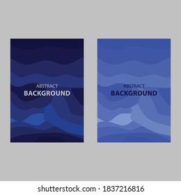Fondo de textura de dibujo manual abstracto azul disponible para arte de pared, portada de revista, afiche, tarjeta de visita, etc. Diseño vector editable