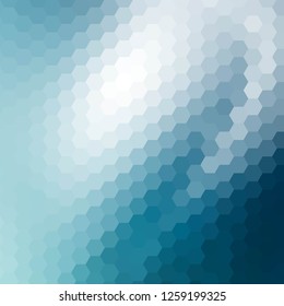 blue abstract hexagons. layout for advertising. modern presentation template. eps 10