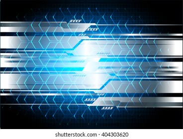 Blue abstract hi speed internet technology background illustration. eye scan virus computer. vector