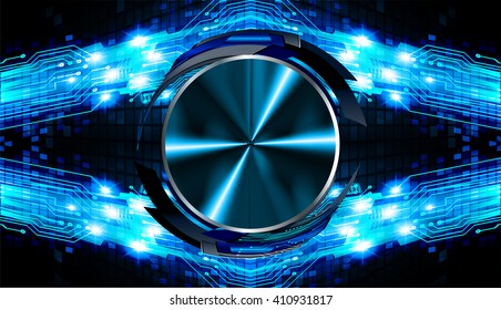 Blue abstract hi speed internet technology background illustration. 
