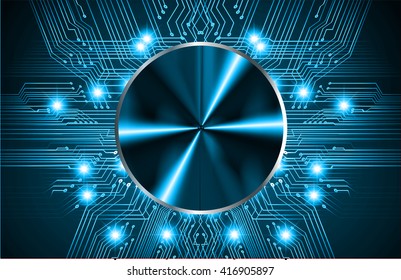 Blue abstract hi speed internet technology background illustration. eye scan virus computer. motion move. vector
