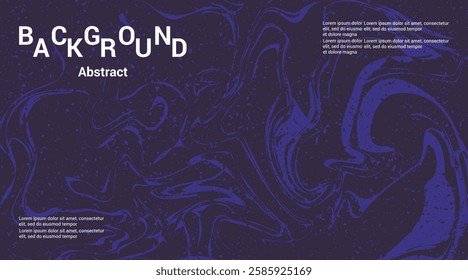 blue abstract horizontal background with colorful waves. Trendy vector illustration in style color
