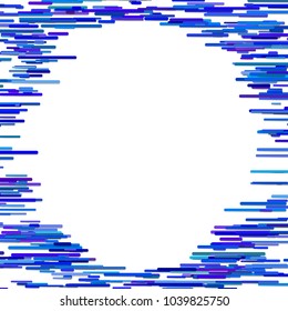 Blue abstract horizontal stripe pattern background design