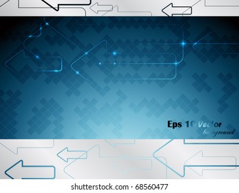 Blue abstract illustration