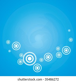 Blue abstract image