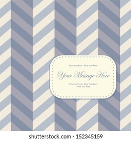 blue abstract invitation card. eps10 