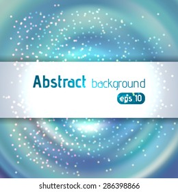 blue abstract light background with place for text