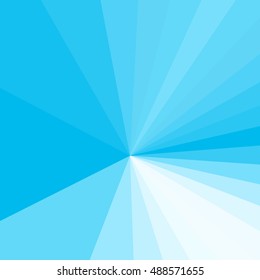 Blue abstract light background. Ray vector wallpaper.