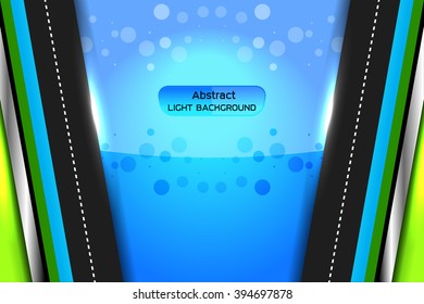 blue abstract light background, Vector Illustration