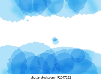 Blue abstract light background vector