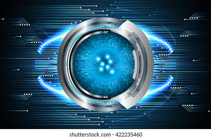 blue abstract light hi speed internet technology background illustration, Background conceptual image of digital. eye scan virus computer. motion move graphic. vector