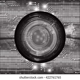 blue abstract light hi speed internet technology background illustration, Background conceptual image of digital. eye scan virus computer. motion move graphic. vector