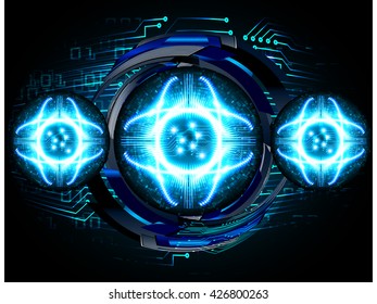 blue abstract light hi speed internet technology background illustration, Background conceptual image of digital. Cyber security concept, Cyber data digital,Cyber Technology.vector.scan virus computer