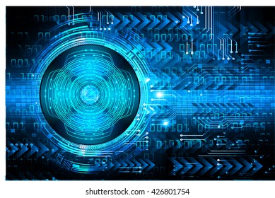 blue abstract light hi speed internet technology background illustration, Background conceptual image of digital. Cyber security concept, Cyber data digital,Cyber Technology.vector.scan virus computer