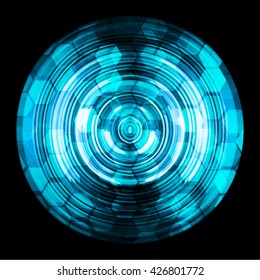 blue abstract light hi speed internet technology background illustration, Background conceptual image of digital. Cyber security concept, Cyber data digital,Cyber Technology.vector.scan virus computer