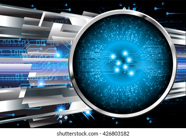 blue abstract light hi speed internet technology background illustration, Background conceptual image of digital. Cyber security concept, Cyber data digital,Cyber Technology.vector.scan virus computer
