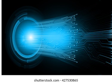 blue abstract light hi speed internet technology background illustration, Background conceptual image of digital. Cyber security concept. Cyber background. Cyber data digital Technology.