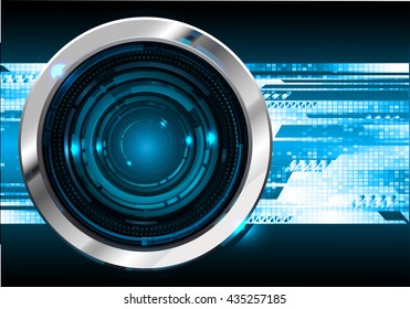 blue abstract light hi speed internet technology background illustration, Background conceptual image of digital. Cyber security concept, Cyber data digital. eye scan virus computer. vector