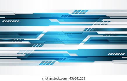 blue abstract light hi speed internet technology background illustration, Background conceptual image of digital. Cyber security concept, Cyber data digital. motion move speed. vector