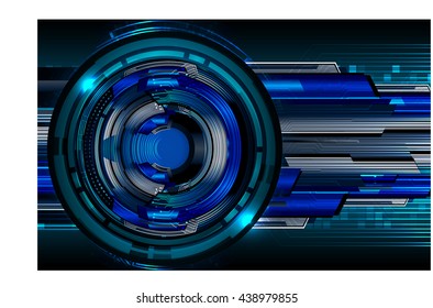 blue abstract light hi speed internet technology background illustration, Background conceptual image of digital. Cyber security concept, Cyber data digital. eye scan virus computer. vector