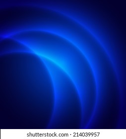 Blue Abstract light vector background.