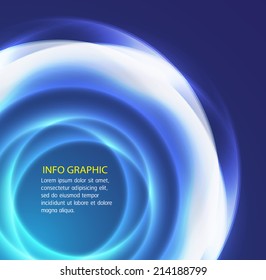 blue Abstract light vector background for graphic and website.