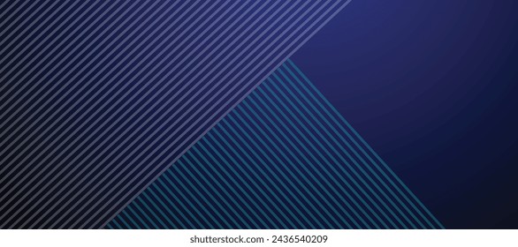 Blue abstract line background banner vector image design
