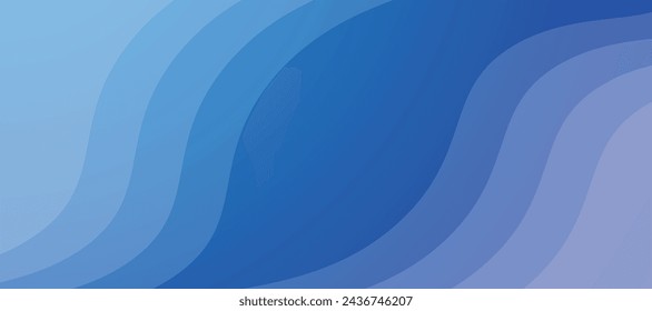 Blue abstract line background banner vector image design