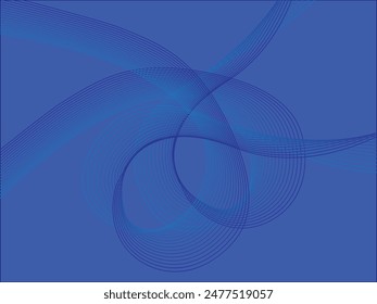 Blue abstract line background banner image design vector template
